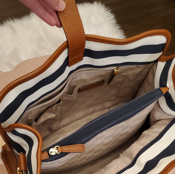 Michael Kors Stripe Shoulder Bag - Picture 5 of 8